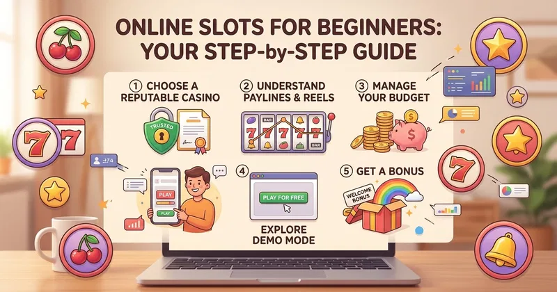Illustration for Online slots for Beginners: A Complete Guide